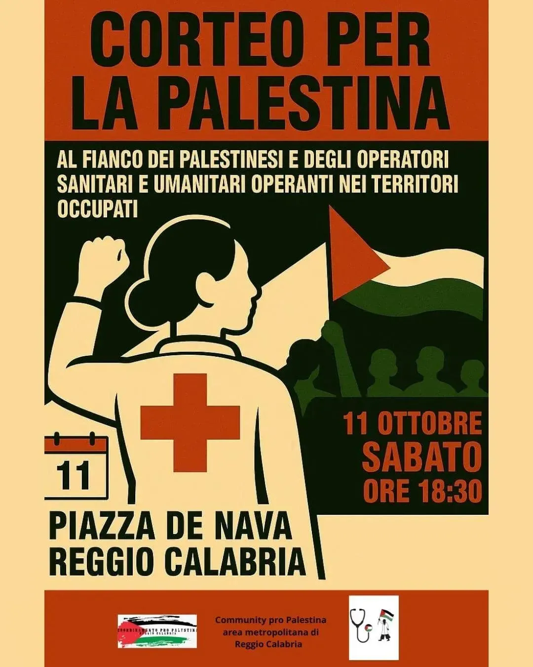 Corteo per la Palestina